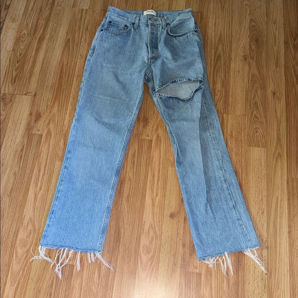 Agolde Lana Slice Jeans Size 25 - Picture 4 of 8